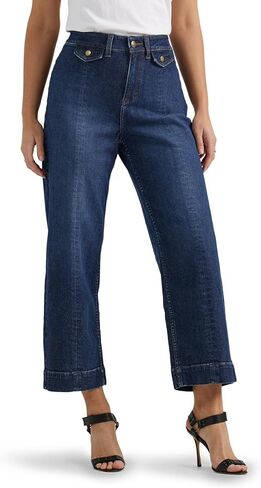 Lee Women's Legendary Wide Leg Seamed Crop Capri Jean in Saudi Arabia