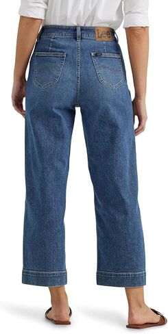 Lee Women's Legendary Wide Leg Seamed Crop Capri Jean in Saudi Arabia