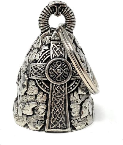 Celtic Cross Motorcycle Biker Bell Accessory or Key Chain for Luck in Saudi Arabia