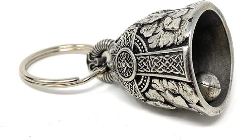 Celtic Cross Motorcycle Biker Bell Accessory or Key Chain for Luck in Saudi Arabia