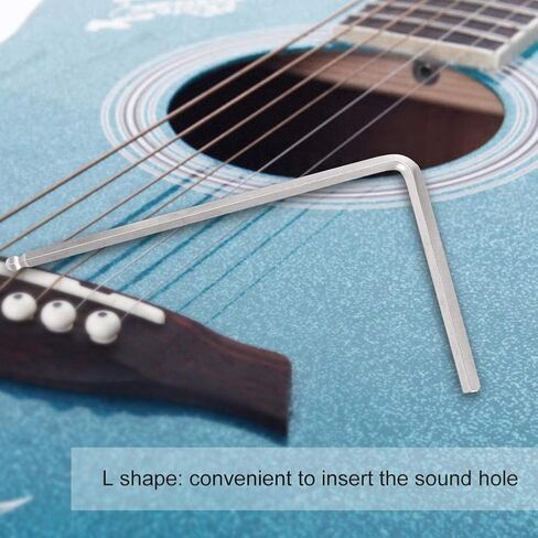 Guitar Allen Wrench, RiToEasysports 2 PCS Truss Rod Allen Wrench Tool 4mm / 5mm Ball End for Martin Acoustic Guitar(Silver 5mm) Acoustic Truss Rod Acoustic Truss Rod in Saudi Arabia