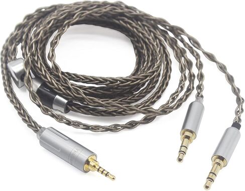 Youkamoo 2.5mm Balanced Compatible for hifiman HE400S (Dual 2.5mm Version), HE-400i (Dual 2.5mm Version), HE560, HE350, HE1000, V2 Headphones Replacement Upgrade Cable (Dual 2.5mm Male Version) in Kuwait