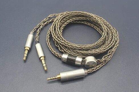 Youkamoo 2.5mm Balanced Compatible for hifiman HE400S (Dual 2.5mm Version), HE-400i (Dual 2.5mm Version), HE560, HE350, HE1000, V2 Headphones Replacement Upgrade Cable (Dual 2.5mm Male Version) in Kuwait