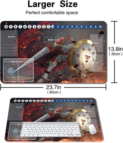 لوحة ألعاب DTCG Playmat Table Mats حجم اللعبة 60X35 سم لوحة ماوس متوافقة مع Digimon TCG CCG RPG (3904495) in Saudi Arabia