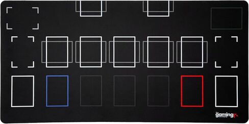 The Gaming Mat Company Compatible YuGiOh Playmat for YuGiOh Cards- Single Player Master 4 with Banish Zone & Side Deck- TCG Board Playmat Gaming Mat- Card Game Playmat- Water Resistant Card Gaming Mat in Kuwait