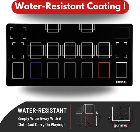 The Gaming Mat Company Compatible YuGiOh Playmat for YuGiOh Cards- Single Player Master 4 with Banish Zone & Side Deck- TCG Board Playmat Gaming Mat- Card Game Playmat- Water Resistant Card Gaming Mat in Kuwait