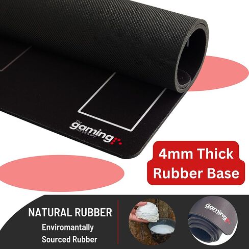 The Gaming Mat Company Compatible YuGiOh Playmat for YuGiOh Cards- Single Player Master 4 with Banish Zone & Side Deck- TCG Board Playmat Gaming Mat- Card Game Playmat- Water Resistant Card Gaming Mat in Kuwait