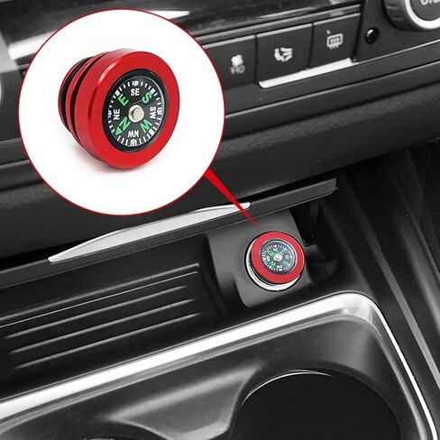 3 Pcs Car Cigarette Lighter Plug Cover Billet Aluminum Cigarette Lighter Cover Fits Most Vehicles with Standard 12 Volt Power Source (Black FIRE Missile & Eject & Compass) in Saudi Arabia
