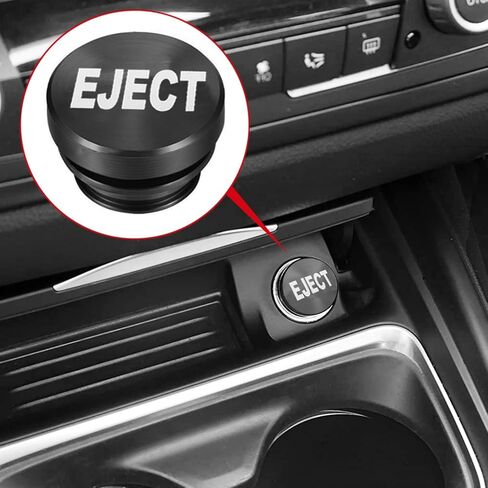 3 Pcs Car Cigarette Lighter Plug Cover Billet Aluminum Cigarette Lighter Cover Fits Most Vehicles with Standard 12 Volt Power Source (Black FIRE Missile & Eject & Compass) in Saudi Arabia