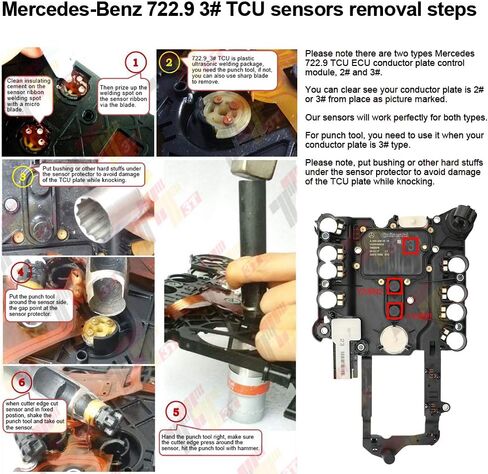 Y3/8n1 & Y3/8n2 الاستشعار + أداة تخريم لمرسيدس بنز 7G ناقل حركة أوتوماتيكي 722.9 وحدة التحكم الاستشعار in Kuwait