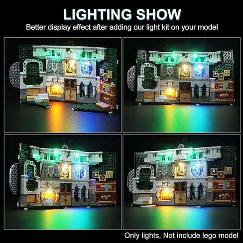 LED Lighting Kit for Lego Harry Potter Slytherin House Banner Building Set, LED Light Compatible with Lego 76410 Building Block Models (Not Include Lego Set) in Saudi Arabia
