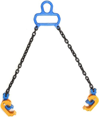 Chain Drum Lifter 2200lbs Load Capacity 1ton Metal & Plastic Barrel Lifting Sling for Crane Forklift Hoist Lifting Chain with Dual Purpose Top Ring in Kuwait