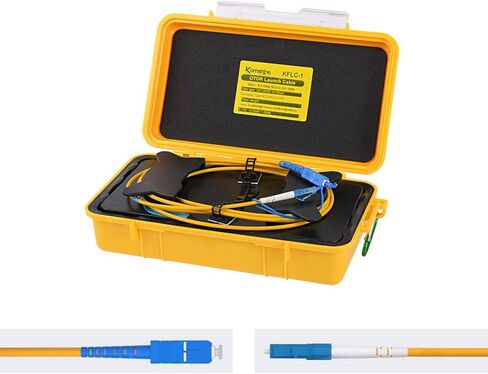 KOMSHINE SingleMode Fiber Optic Patch Jump Cable Box，OTDR Launch Cable Box 500 Meter FC-UPC/FC-UPC in Saudi Arabia