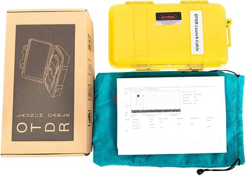 KOMSHINE SingleMode Fiber Optic Patch Jump Cable Box，OTDR Launch Cable Box 500 Meter FC-UPC/FC-UPC in Saudi Arabia
