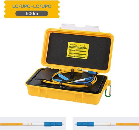 KOMSHINE SingleMode Fiber Optic Patch Jump Cable Box，OTDR Launch Cable Box 500 Meter FC-UPC/FC-UPC in Saudi Arabia