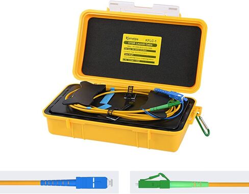 KOMSHINE SingleMode Fiber Optic Patch Jump Cable Box，OTDR Launch Cable Box 500 Meter FC-UPC/FC-UPC in Saudi Arabia