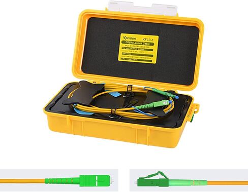 KOMSHINE SingleMode Fiber Optic Patch Jump Cable Box，OTDR Launch Cable Box 500 Meter FC-UPC/FC-UPC in Saudi Arabia