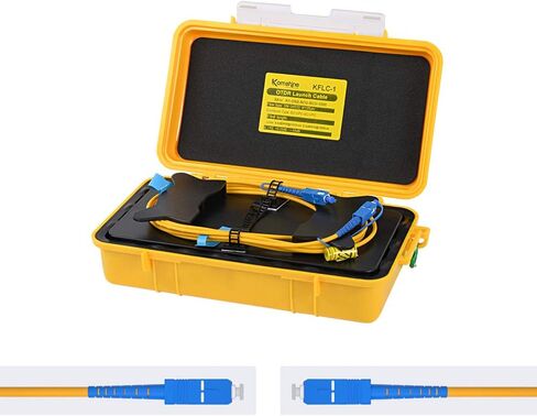 KOMSHINE SingleMode Fiber Optic Patch Jump Cable Box，OTDR Launch Cable Box 500 Meter FC-UPC/FC-UPC in Saudi Arabia