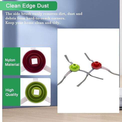 مجموعة ملحقات لمحطة Yeedi Vac 2 pro/Vac Max/Vac Hybrid/Vac، للمكنسة الكهربائية Ecovacs T8 /N8 /N8 Pro، مجموعة قطع غيار بديلة عالية الجودة، فرشاة رئيسية + مرشحات + ممسحة + فرش جانبية in Kuwait