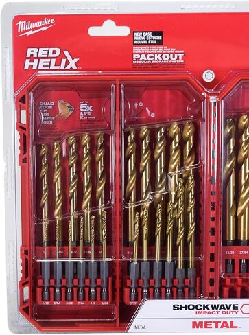 Milwaukee 48-89-4672 Impact Duty Titanium Drill Bit Set (29 Piece) in Saudi Arabia