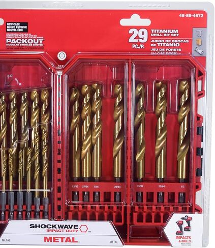 Milwaukee 48-89-4672 Impact Duty Titanium Drill Bit Set (29 Piece) in Saudi Arabia