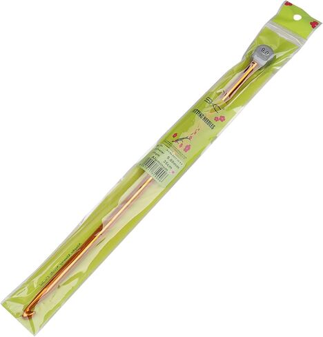 Coopay Tunisian Crochet Hook 9mm, 1PCS Extra Long Crochet Hook 13.8in Afghan Crochet Needle for Crocheting, Large Size Tunisian Crochet Needles for Beginners, Great Knitting Crochet Supplies in Saudi Arabia