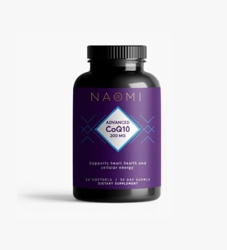 مكمل NAOMI Advanced CoQ10 200MG لدعم القلب والدماغ والعضلات والمفاصل والطاقة، واستعادة مستويات مضادات الأكسدة، 30 كبسولة هلامية، كمية تكفي لمدة 30 يومًا in Kuwait