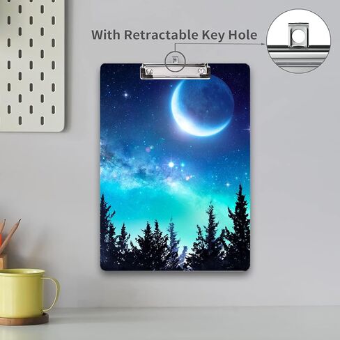 حافظة أزياء، لوحات كتابة مزخرفة بنمط لطيف، لوحة وورد خشبية بتصميم مخصص مع مشبك معدني منخفض الحجم، مقاس A4 قياسي 9 × 12.3 بوصة للمعلم والطالب والمحامي والممرضة، رخام أخضر فاتح in Kuwait