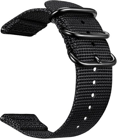 حزام Fintie متوافق مع Garmin Instinct / 2 Solar، حزام رياضي من النايلون المنسوج الناعم متوافق مع Garmin Instinct التكتيكية/Tide/Esports/Instinct Solar in Saudi Arabia