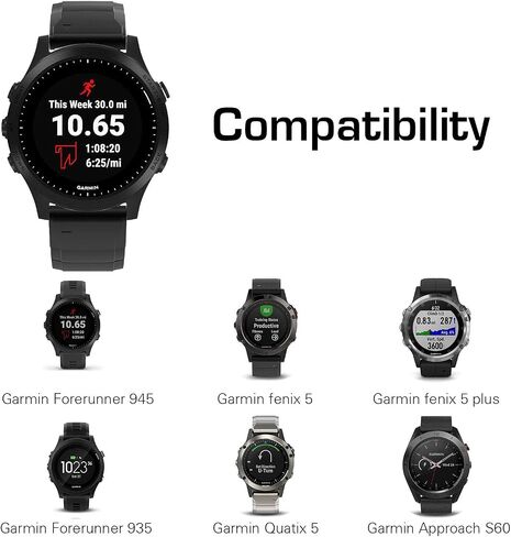 سوار بديل TiMOVO متوافق مع Garmin Fenix ​​5/5 Plus/Forerunner 935/945، سوار ساعة فاخر من الفولاذ المقاوم للصدأ مقاس 22 مم مع موصل سريع الفك يناسب Fenix ​​5/5 Plus/Forerunner 935/945 in Kuwait