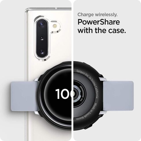 Spigen Liquid Air Armor Designed for Samsung Galaxy Watch Active 2 Case 44mm (2019) - Black in Saudi Arabia