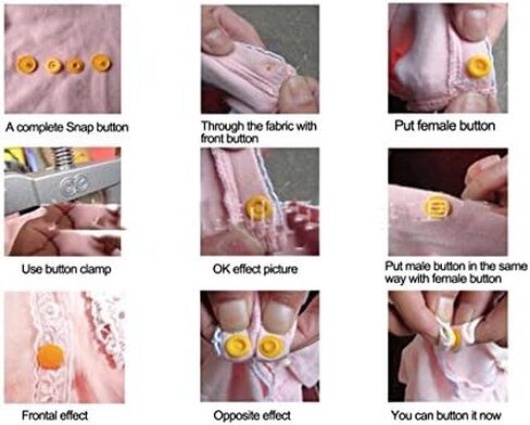 Chiloskit زر السحابة المفاجئة ترصيع كماشة أداة ملاكمة DIY ملابس الطفل الراتنج المفاجئة زر in Kuwait