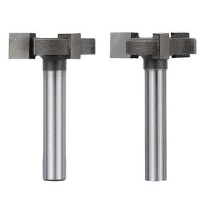 Router Bit 3 Teeth Slab Flattening Router Bit CNC Router Bit T-Slot Milling Cutter for Wood(6mm Shank) in Kuwait
