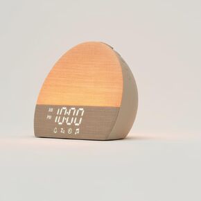 White Noise Sound Machine Sunrise Alarm Clock – 30 Non-Looping Soothing Sleep Sounds with LoFi and Healing Music| 10-Color Ambient Light & Sunlamp | No App Screen Free Sleep for Baby Adults Kids in Saudi Arabia