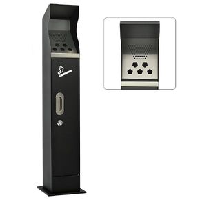 وعاء التخلص من مؤخرة القمامة من الفولاذ المجلفن من لوكار مع دلو داخلي قابل للإزالة، سلة المهملات التجارية للمطاعم والمكاتب والساحات والمستودعات المنزلية in Kuwait