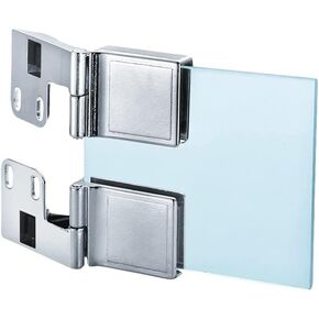 Frameless Shower Door Hinges, 2 PCS Glass Hinges, Hinges, Wooden Cabinet Door Accessories, Hardware Accessories, Cabinet Door Hinges in Kuwait
