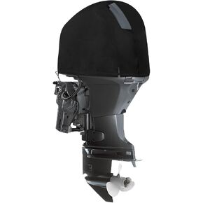 Outboard Motor Cover for Yamaha, Waterproof 600D Heavy Duty Outboard Engine Cover (F225F, F250D, F300B-Black) in Kuwait