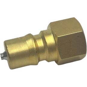 Brass Hydraulic Quick Connect Nipple 1/4 NPTF - Compatible with Parker 60 Series BH2-61 in Kuwait