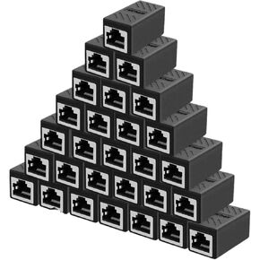 5/10/20/30 قطعة مقرنات RJ45 لموصلات تمديد الكابلات Cat7/Cat6/Cat5e/Cat5 (30 قطعة) in Kuwait