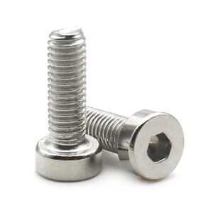 M5 4/5/6/8/10-100mm 304 Stainless Steel Low Head Hex Socket Screws Head Bolts Short Cap Head Fastener 25Pcs(25mm) in Saudi Arabia