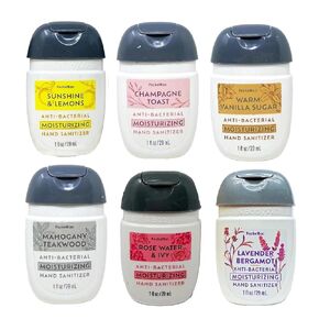 مجموعة باث آند بودي وركس المكونة من 6 قطع مرطبة - أشعة الشمس والليمون، خبز الشمبانيا، سكر الفانيليا الدافئ، خشب الساج الماهوجني، ماء الورد واللبلاب، البرغموت اللافندر in Kuwait