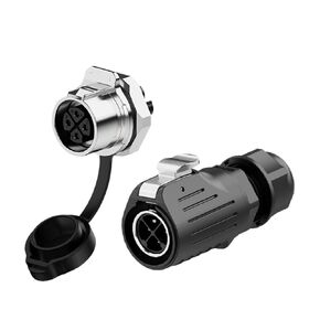 EW-LP20 فتحة واحدة خالية من اللحام ومقبس 2/3/4 موصل مقاوم للمياه M22 (2 كور 30A) in Kuwait