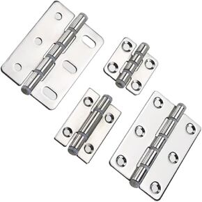Industrial Automation Equipment Flat Fixed Foldable Cabinet Electric Control Silent Stainless Steel Hinge 1Pcs(B) in Kuwait