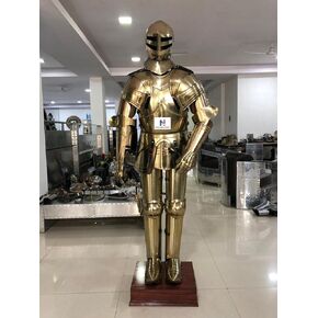 بدلة كاملة من النحاس من Nautical-Mart لزي Armor Knight LARP Armor Halloween in Kuwait