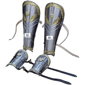 درع فرسان محارب العصور الوسطى من نوتيكال مارت، زي الهالوين باللون الفضي in Kuwait