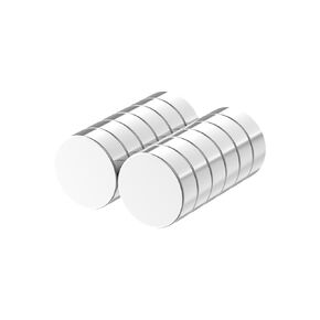 مغناطيس نيوديميوم قوي - 3/4 بوصة عمق × 1/4 بوصة ارتفاع - 12 حزمة، 15.6 رطل قوة سحب قوية جدًا من قرص نيوديميوم نادر، مغناطيس دائري للسبورة البيضاء، لوحة المسح الجاف، الثلاجة، مغناطيس الحرف اليدوية in Kuwait