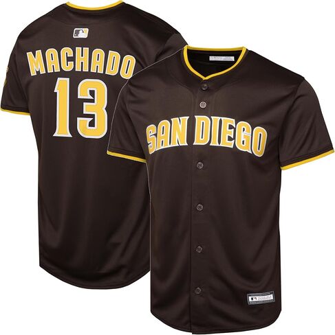 Manny Machado San Diego Padres MLB Kids Youth 8-20 Brown Alternate Player Jersey in Saudi Arabia