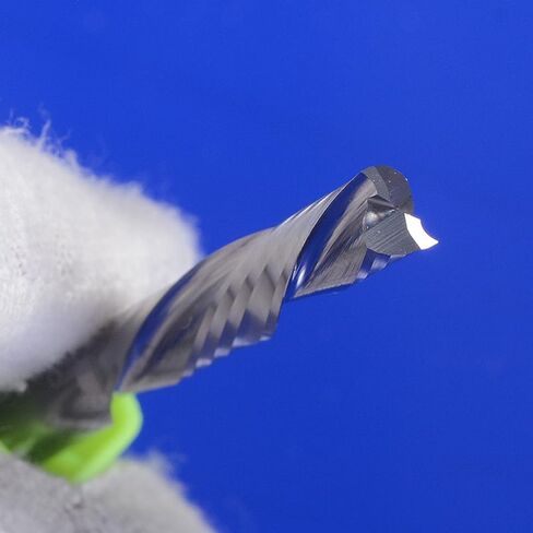 2 قطعة لقم توجيه حلزونية من الكربيد 3.175 مللي متر 4 مللي متر 5 مللي متر 6 مللي متر عرقوب CNC حتى أسفل قطع ضغط نهاية مطحنة للخشب MDF النقش (2 قطعة 4x17x45L) in Kuwait