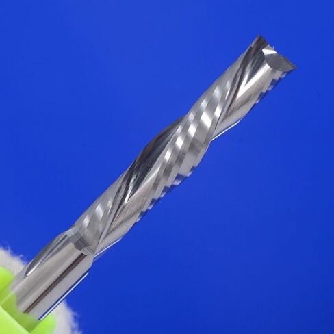 2 قطعة لقم توجيه حلزونية من الكربيد 3.175 مللي متر 4 مللي متر 5 مللي متر 6 مللي متر عرقوب CNC حتى أسفل قطع ضغط نهاية مطحنة للخشب MDF النقش (2 قطعة 4x17x45L) in Kuwait