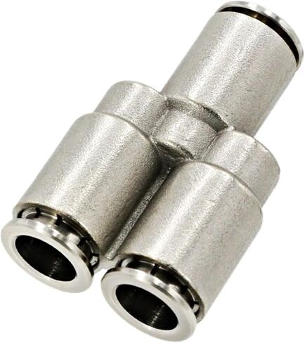 Tracheal connector Y-type tee 6mm fast metal diameter 8mm-10 fast plug 3-head high voltage(TKC-PW12-8) in Saudi Arabia